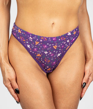 BeChill™ Bits and Bats Mid-Rise Thong