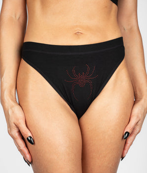 AiraModal™ Black Widow High-Cut Cheeky