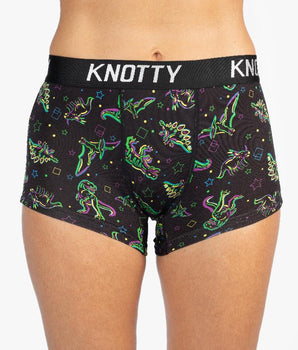 AiraModal™ Neon Dinos Boyshort