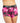 AiraModal™ Pink Punk Rock Tie-Dye Boyshort