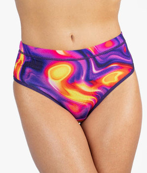 AiraModal™ Purple Flame Oil Spill High-Rise Brief