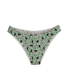 BeChill™ Floral Felines High-Cut Cheeky