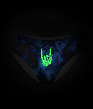 BeChill™ Rock n' Skull Glowing High-Rise Brief