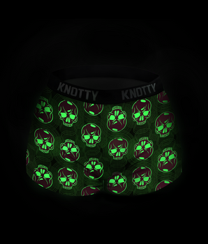 BeChill™ Hypnotic Skull Glowing Boyshort