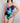 Pastel Smoke Compression One-Piece Swimsuit