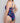 Electric Tropics Compression One-Piece Swimsuit