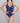 Electric Tropics Compression One-Piece Swimsuit