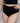 All-Black Compression High-Rise Swim Bottom