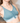 BeChill™  Compression Front Closure Blue Bralette