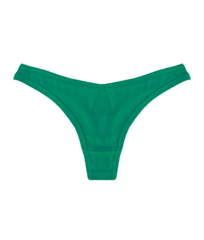 BeChill™ Green Goddess Ribbed Thong