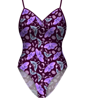 BeChill™ Moonlit Moths Sweetheart Bodysuit