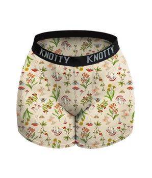 BeChill™ Beige Retro Mushrooms Boxer