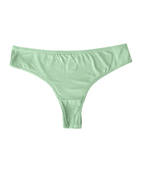 BeChill™ Smiley Christmas Tree Ribbed Thong