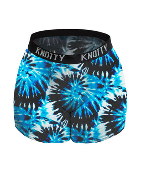 Blue Tie-Dye Boxer